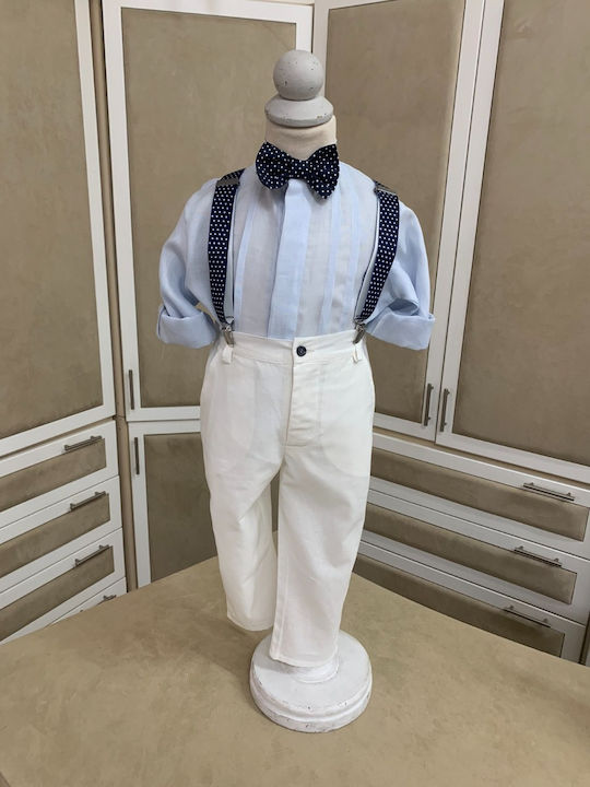 Nst Nastasia Costum De Botez Pentru Băiat Jean Vourasier Albastru