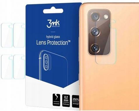 3MK Lens Protector Προστασία Κάμερας Tempered Glass Διάφανο για το Galaxy S20 FE