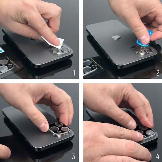 Wozinsky Full Kameraschutz Gehärtetes Glas Black für das iPhone 13 Pro Max