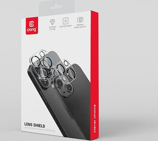 Crong Shield Προστασία Κάμερας Tempered Glass Διάφανο για το iPhone 12 Pro
