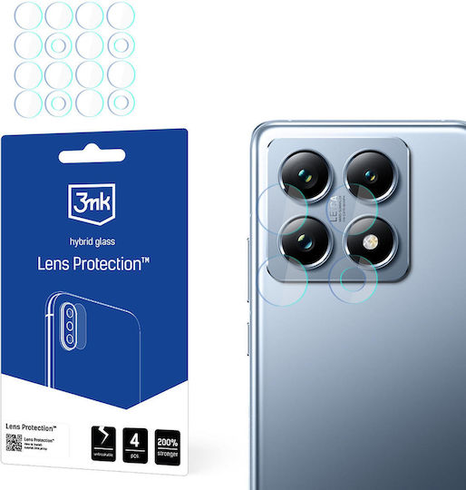 3MK Protecție Cameră Film adeziv Transparent pentru Xiaomi 14T, Xiaomi 14T Pro