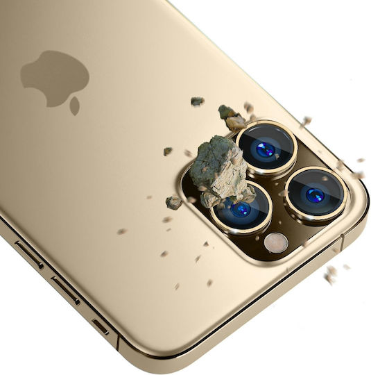 3MK Camera Protection Tempered Glass Gold for the iPhone 14 Pro / 14 Pro Max