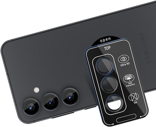3MK Kameraschutz Gehärtetes Glas Black für das Samsung Galaxy S25+