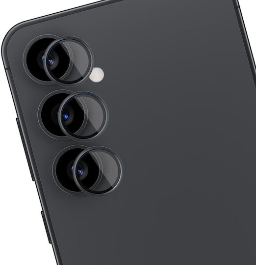 3MK Kameraschutz Gehärtetes Glas Black für das Samsung Galaxy S25+