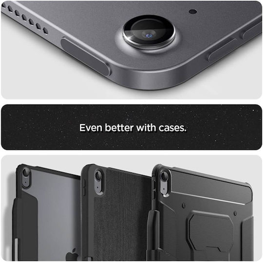Αντιχαρακτικό Γυαλί Προστασίας Apple Ipad Air 13 2024 Air 6 2024 11 Spigen Glas.tr Ez Fit Optik Pro Camera Lens Protector Φακό Κάμερας 2 Τεμάχια Space Gray Agl07801 Agl07801