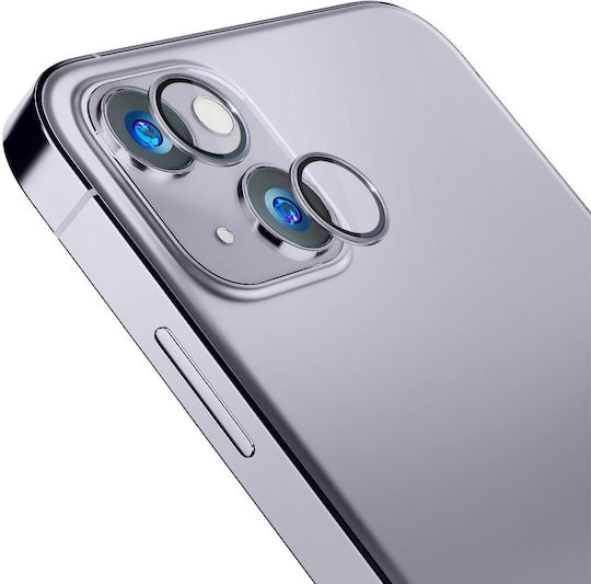 3MK Kameraschutz Gehärtetes Glas Violet für das iPhone 14 / 14 Plus