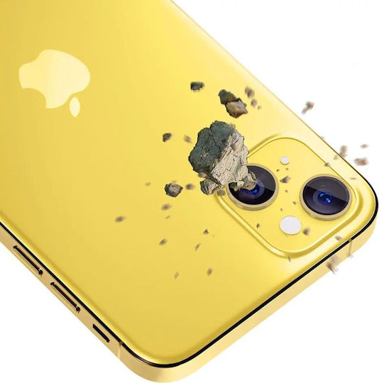 3MK Lens Protection Pro Kameraschutz Gehärtetes Glas Yellow für das iPhone 14 / 14 Plus