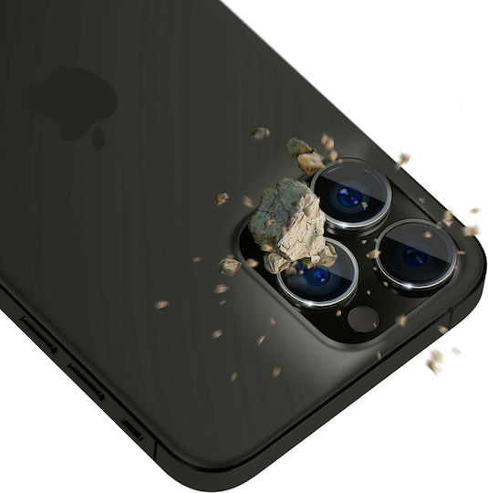 3MK Camera Protection Tempered Glass Silver for the iPhone 15 Pro Max