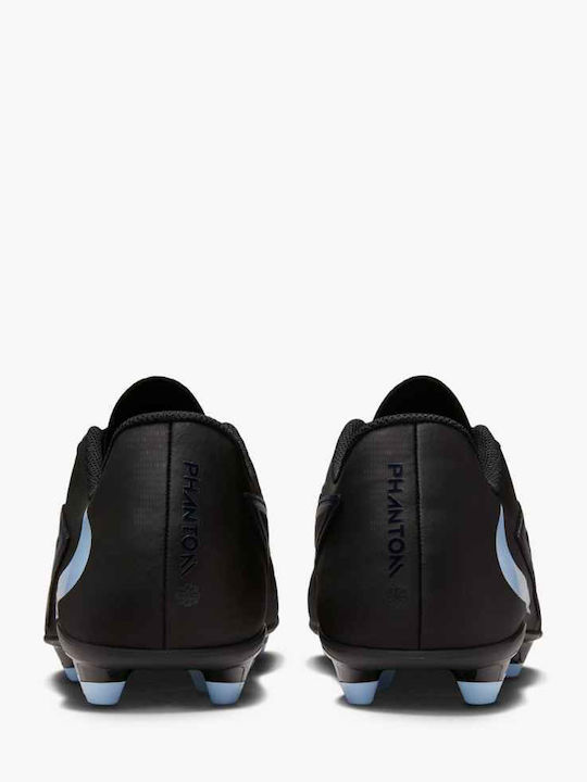 Nike Phantom 6 Low Club Ποδοσφαιρικά Παπούτσια με Τάπες Μαύρα