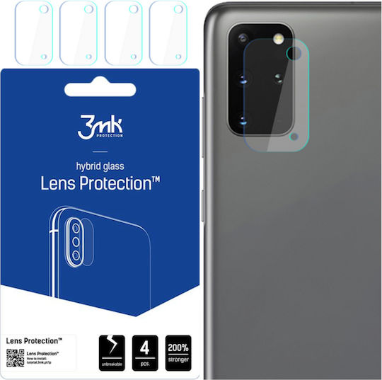 3MK Lens Kameraschutz Gehärtetes Glas Transparent für das Galaxy S20+