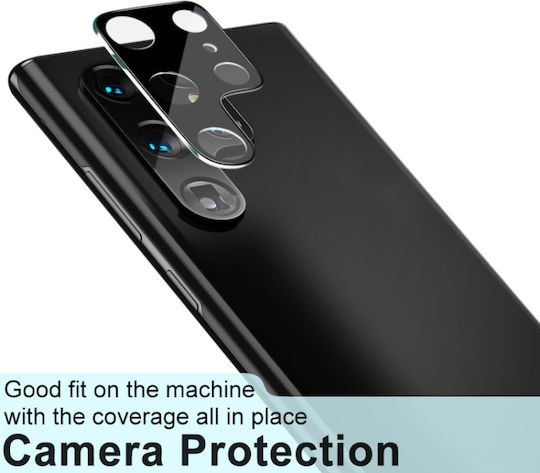 Imak Προστασία Κάμερας Tempered Glass Μαύρο για το Galaxy S22 Ultra 5G
