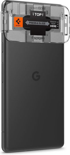 Spigen Glas.tR EZFit Optik Lens Camera Protection Tempered Glass Black for the Google Pixel 7A