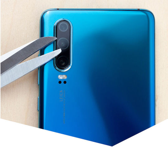 3MK Flexible Glass Prοtector 4 Pack Camera Protection Tempered Glass Transparent for the Galaxy A23