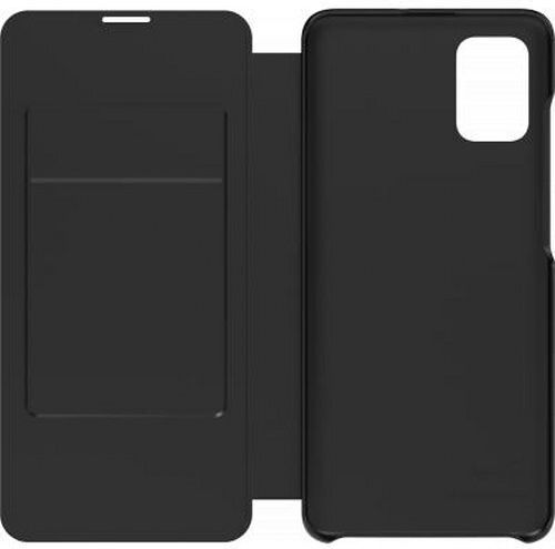Samsung Folio Hülle Samsung Galaxy A31 Folio Flip Brieftasche Kartenhalter Schwarz