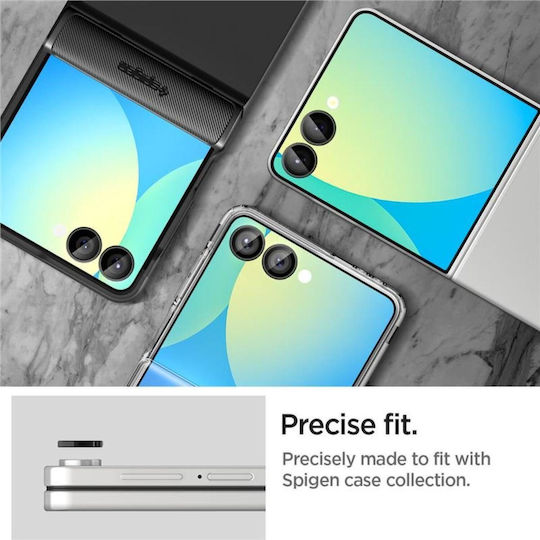 Spigen Optik EZ Fit Camera Protection Tempered Glass Black for the Galaxy Z Flip 7