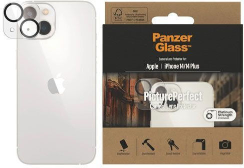 PanzerGlass PicturePerfect Protecție Cameră Tempered Glass Transparent pentru iPhone 14 / 14 Plus