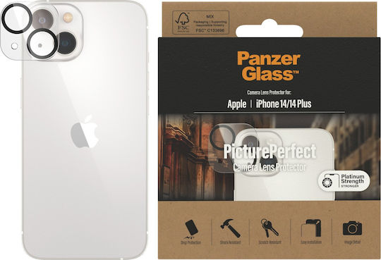 PanzerGlass PicturePerfect Protecție Cameră Tempered Glass Transparent pentru iPhone 14 / 14 Plus