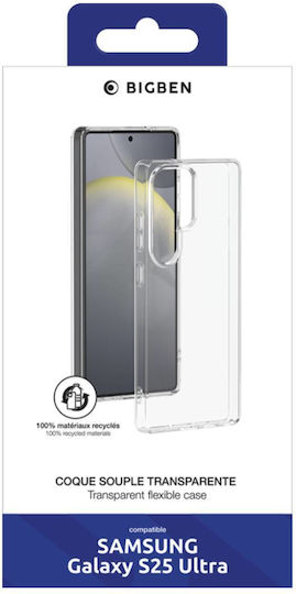 Bigben Connected Schutzhülle Samsung Galaxy S25 Ultra Umweltfreundlich Weiche Transparente