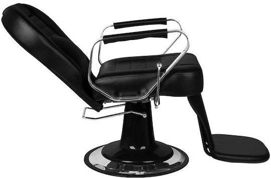 Salon Tech Καρέκλα Barbier Schwarz mit verstellbarer Höhe