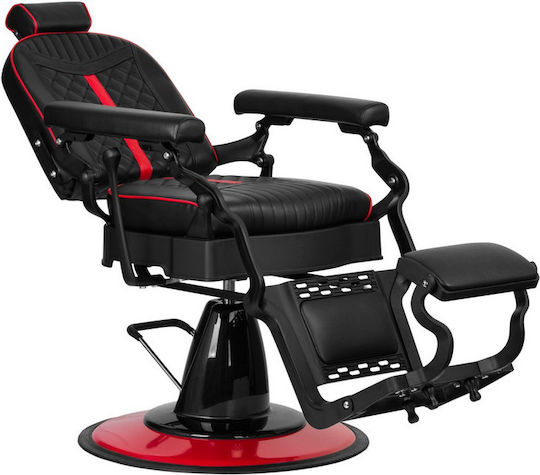 Salon Tech Scaun Bărbierul Negru cu Înălțime Reglabilă