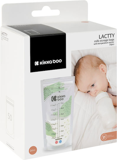 Kikka Boo Breast Milk Storage Bags 19.9x9.8cm 200ml 50pcs
