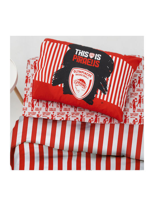 Palamaiki Kinder Kissenbezüge Set 52x72cm Red