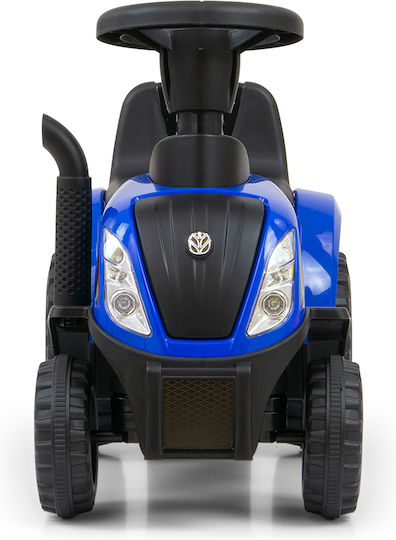 Kids Electric Ride On Tractor with Trailer Blue