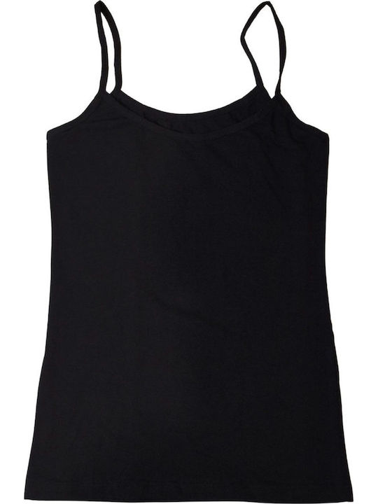 Gd006 Women's T-Shirt with Spaghetti Strap Black
