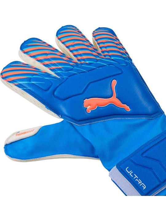 PUMA Ultra Match Protect Kids Goalkeeper Gloves Blue
