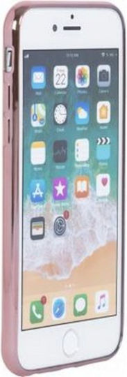Bigben Свързан Калъф Iphone 6 7 8 Se20 Златен Метален Контур Прозрачен