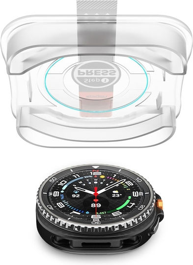 Spigen EZ Fit Закалено стъкло за Samsung Galaxy Watch 8 Classic 46mm, Spigen 2бр AGL09877