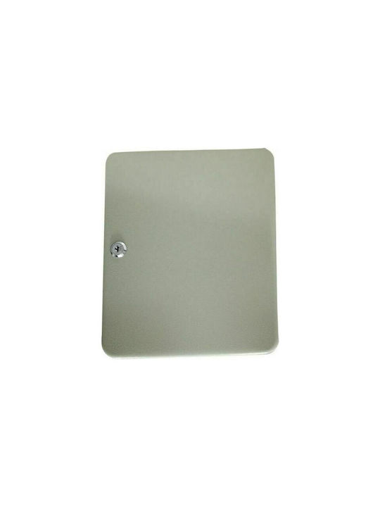 Krausmann Wall Key Holder Metallic 60 positions with Lock 24x7.5x30cm
