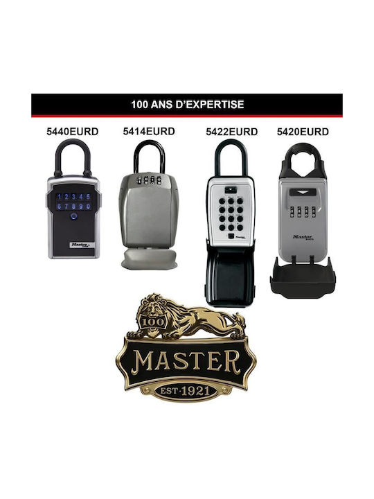 Master Lock Master Lock Kombinationsschloss mit Hufeisen Metallisch und Kombinationsmutter 17,5x7,2x4,2cm