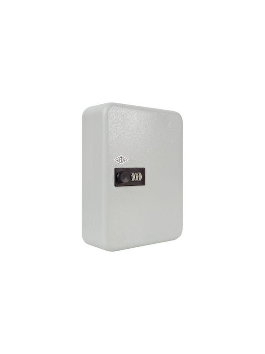 WeDo Wall-Mounted Combination Key Holder With Lock 24 Hooks