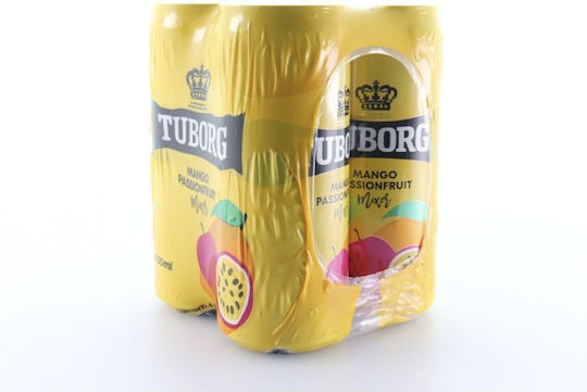 Αναψυκτικό Mango & Passionfruit Tuborg (4x330 Ml)