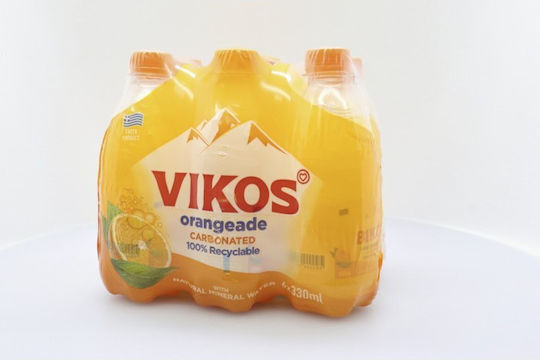 Vikos Suc de portocale cu carbonatare în Sticlă 6x330ml
