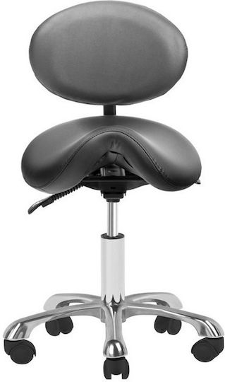 Salon Tech Black Hair Salon & Spa Chair with Adjustable Height