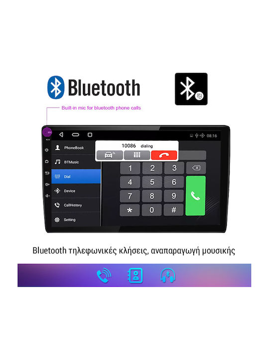 Kirosiwa Car Audio System for Nissan Micra 2011-2016 (Bluetooth/USB/AUX/WiFi/GPS/Apple-Carplay/Android-Auto) with Touch Screen 7"