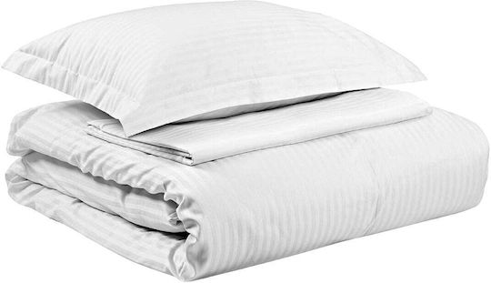 Beauty Home Hotel Duvet Cover Ribbon Art Polycotton 270x250 cm