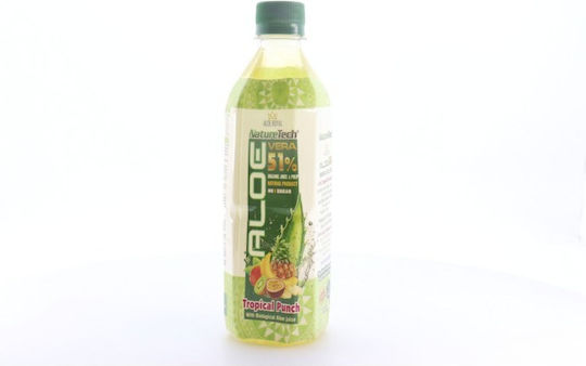 NatureTech Băutură din Fructe Suc Aloe & Fructe tropicale Fără zahăr 500ml 1buc