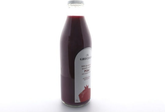 Grecials Granatapfelsaft 1lt 100% Natursaft Glas 1-50007