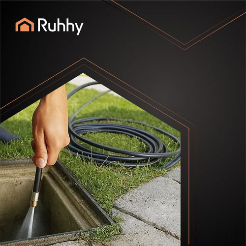 Ruhhy Professional Cleaning Accessories Pipe Cleaning Tube with Adapters