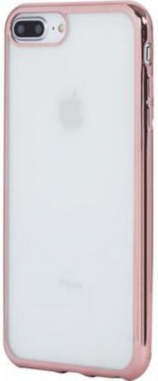 Bigben Connected Case Iphone 6 Plus/6s Plus/7 Plus/8 Plus Soft Metal Contour Transparent