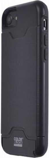 Color Block Case Iphone Se 2020 8/7 Rigid Black