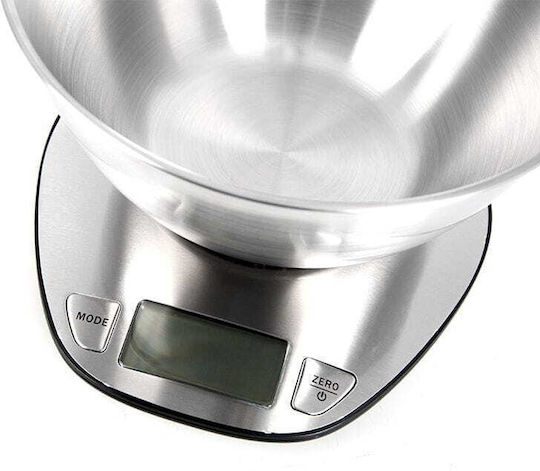 Eldom WK320S Digital Kitchen Scale with Bucket Up To 5kg Inox
