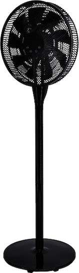Eurolamp Pedestal Fan 25W Black