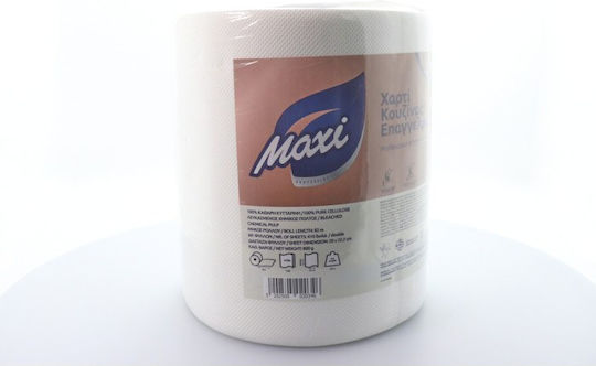 Maxi Professional Χαρτί Κουζίνας Ρολό 2 Φύλλων (834gr/Ρολό)