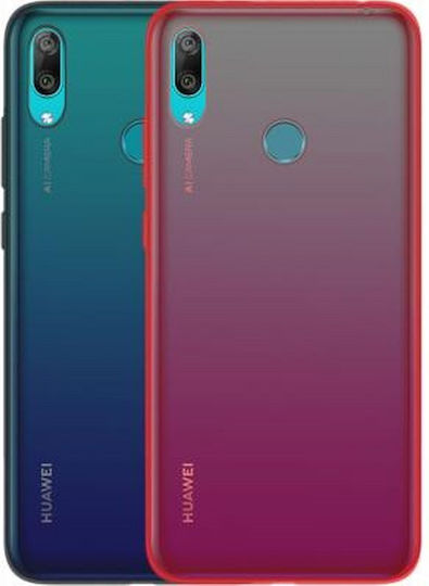 Farbblock Schutzset Farbblock Huawei Y7 2019 Rosa