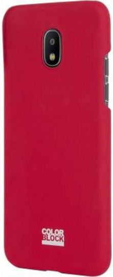 Farbblock Handyhülle Galaxy J3 2017 Hart Rot