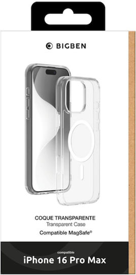 Bigben Protective Case Iphone 16 Pro Max Magsafe Transparent
